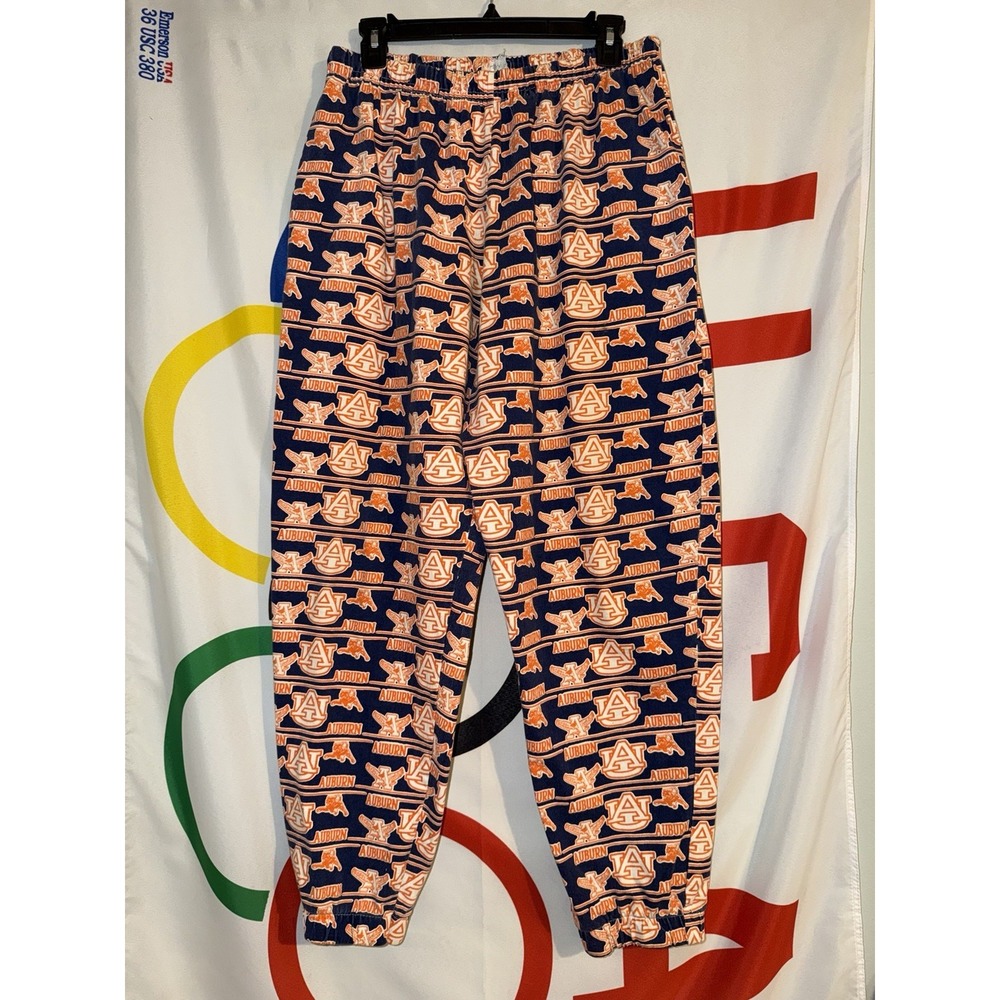 Vintage Auburn Tigers Sweatpants Large AOP Football 90s 20/20 Sport